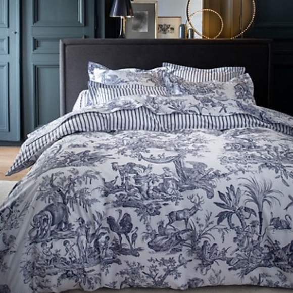 Anne De Solene Anne De Solène Fugace Organic Percale Reversible Sham In